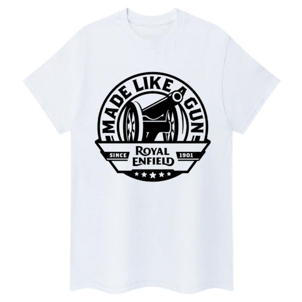 T-shirt Royal Enfield fait comme un pistolet