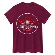 Load image into Gallery viewer, Loud Pipes Save Lives Tee

