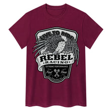 Load image into Gallery viewer, Live To Ride Rebel Rcing Biker T-shirt
