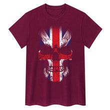 Indlæs billede til gallerivisning UK Skull Flag Design T-Shirt
