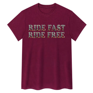 Ride Fast, Ride Free Biker T-Shirt