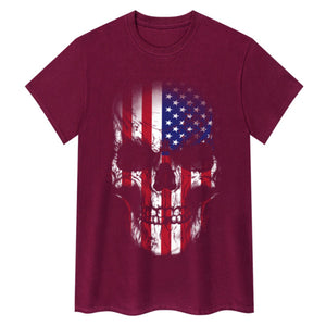 USA Skull Flag Tee
