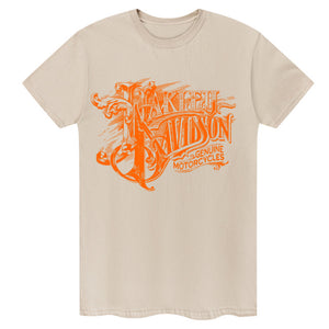 T-shirt texte Harley Davidson