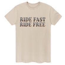 Cargar imagen en el visor de la galería, Ride Fast, Ride Free Biker T-Shirt
