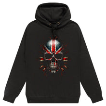 Load image into Gallery viewer, Skull Union Jack Hoodie
