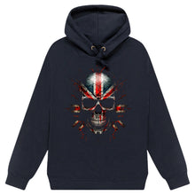 Load image into Gallery viewer, Skull Union Jack Hoodie
