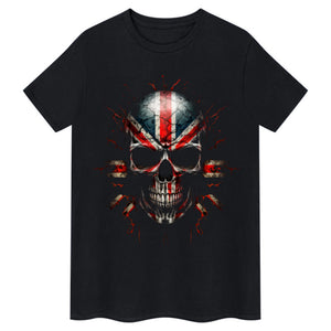 T-shirt tête de mort Union Jack