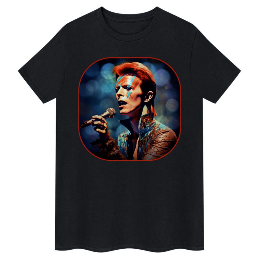 David Bowie Ziggy Stardust T Shirt Biker T Shirt UK