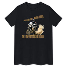 Ladda upp bild till gallerivisning, Where The Road Ends, The Adventure Begins. BMW  Motorcycle T-Shirt
