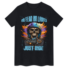 Carica l&#39;immagine nel visualizzatore di Gallery, No Fear, No Limits, Just Ride T-Shirt
